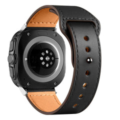 TECH-PROTECT LEATHERFIT SAMSUNG GALAXY WATCH ULTRA (47MM) NERO