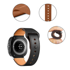 TECH-PROTECT LEATHERFIT SAMSUNG GALAXY WATCH ULTRA (47MM) NERO