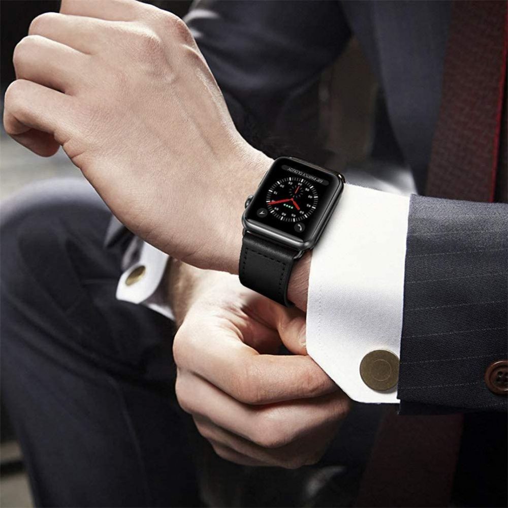 TECH-PROTECT LEATHERFIT SAMSUNG GALAXY WATCH ULTRA (47MM) NERO