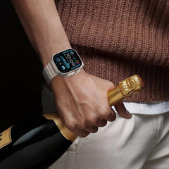 TECH-PROTECT LINKBAND APPLE WATCH 6 / 7 / 8 / 9 / 10 / SE / ULTRA 1 / 2 (44 / 45 / 46 / 49 MM) ARGENTO