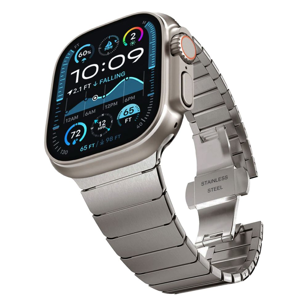 TECH-PROTECT LINKBAND APPLE WATCH 6 / 7 / 8 / 9 / 10 / SE / ULTRA 1 / 2 (44 / 45 / 46 / 49 MM) TITANIO