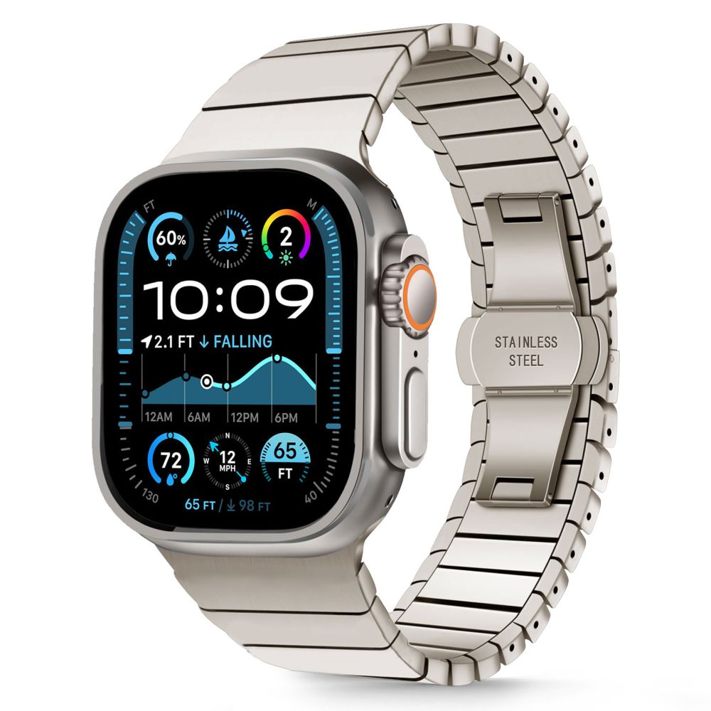 TECH-PROTECT LINKBAND APPLE WATCH 6 / 7 / 8 / 9 / 10 / SE / ULTRA 1 / 2 (44 / 45 / 46 / 49 MM) TITANIO