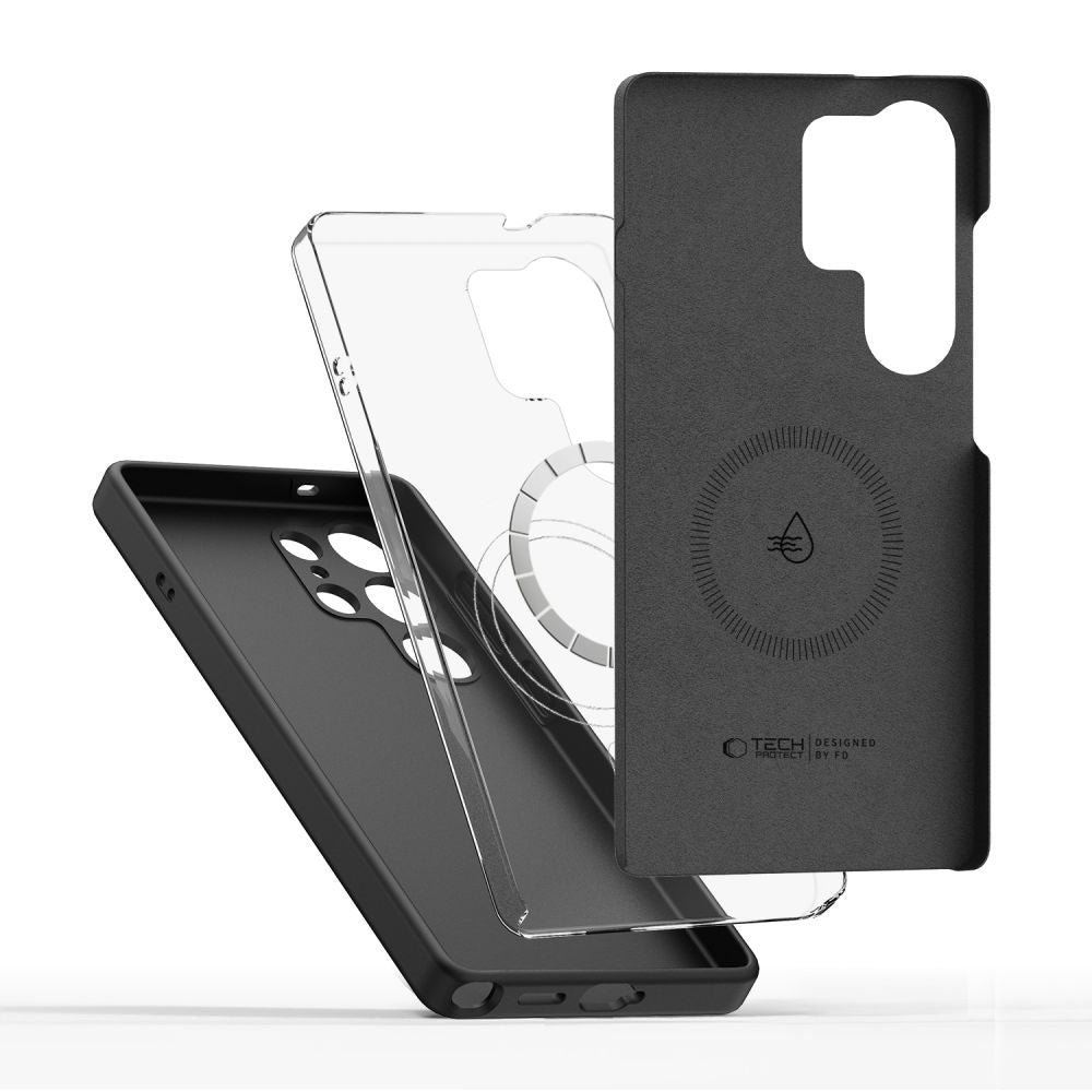 COPERTURA TECH-PROTECT LIQUID SILICONE MAGSAFE GALAXY S25 ULTRA NERA