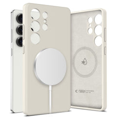 COPERTURA TECH-PROTECT LIQUID SILICONE MAGSAFE GALAXY S25 ULTRA COSMIC LATTE