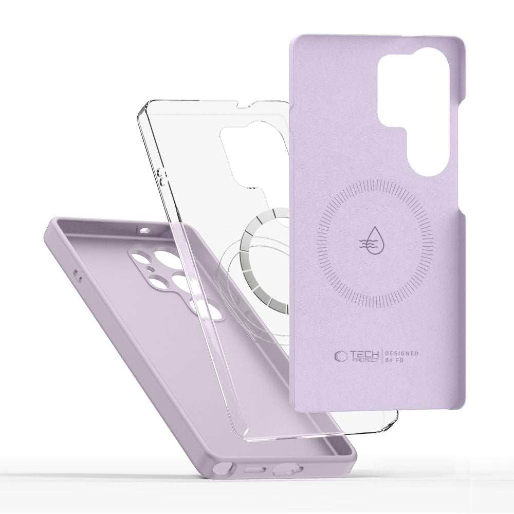COPERTURA TECH-PROTECT LIQUID SILICONE MAGSAFE GALAXY S25 ULTRA MAUVE