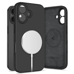 COPERTURA TECH-PROTECT LIQUID SILICONE MAGSAFE IPHONE 16 NERA