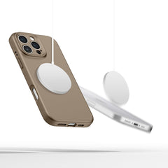 COPERTURA TECH-PROTECT LIQUID SILICONE MAGSAFE IPHONE 16 PRO MARRONE CIOCCOLATO