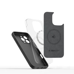 COPERTURA TECH-PROTECT LIQUID SILICONE MAGSAFE IPHONE 16 PRO MAX NERA