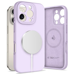 COPERTURA TECH-PROTECT LIQUID SILICONE MAGSAFE IPHONE 16 PRO MAX MAUVE