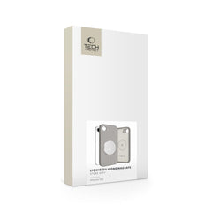 COPERTURA TECH-PROTECT LIQUID SILICONE MAGSAFE IPHONE 16E GRIGIO PIETRA