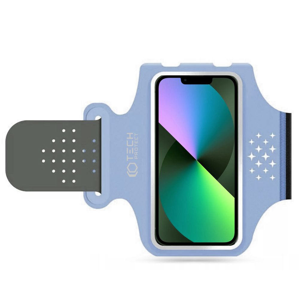 CUSTODIA SPORTIVA PER SPALLA TECH-PROTECT M1 UNIVERSALE BRACCIALE SPORTIVO AZZURRO CIELO