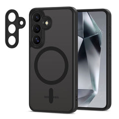 COPERTURA TECH-PROTECT MAGCAM MAGSAFE GALAXY S25 NERO OPACO