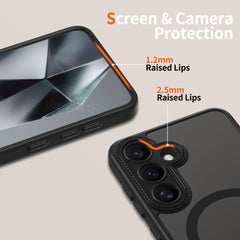 COPERTURA TECH-PROTECT MAGCAM MAGSAFE GALAXY S25 NERO OPACO