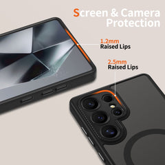 COPERTURA TECH-PROTECT MAGCAM MAGSAFE GALAXY S25 ULTRA NERO OPACO