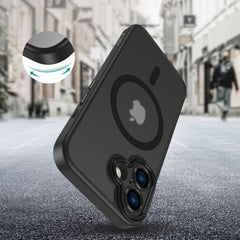 COPERTURA PER IPHONE 16 TECH-PROTECT MAGCAM MAGSAFEMATTE NERA