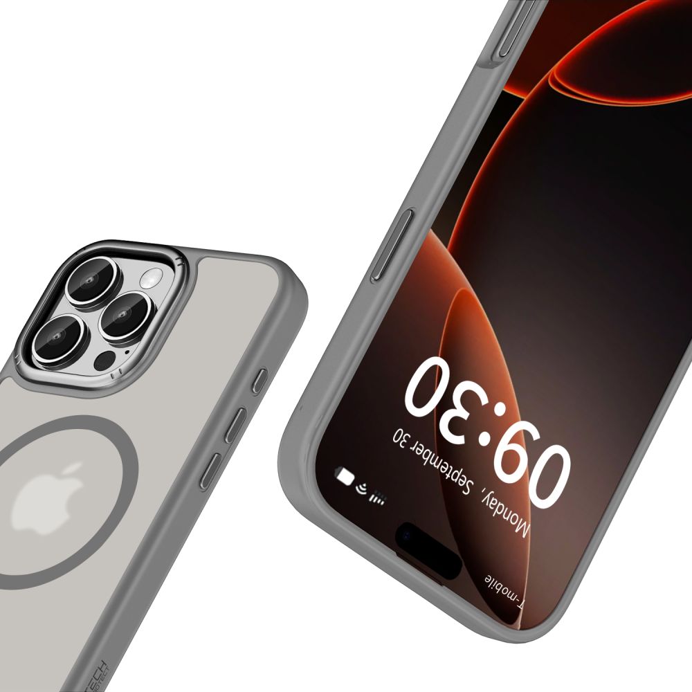 COPERTURA TECH-PROTECT MAGEDGE MAGSAFE IPHONE 16 PRO MAX TITANIO/GRIGIO METALLO