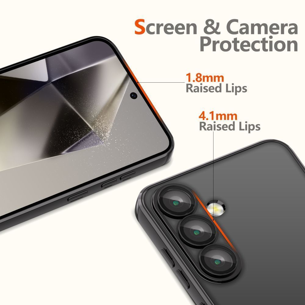 COPERTURA TECH-PROTECT MAGFLEX MAGSAFE GALAXY S25 EDGE NERO LUCIDO