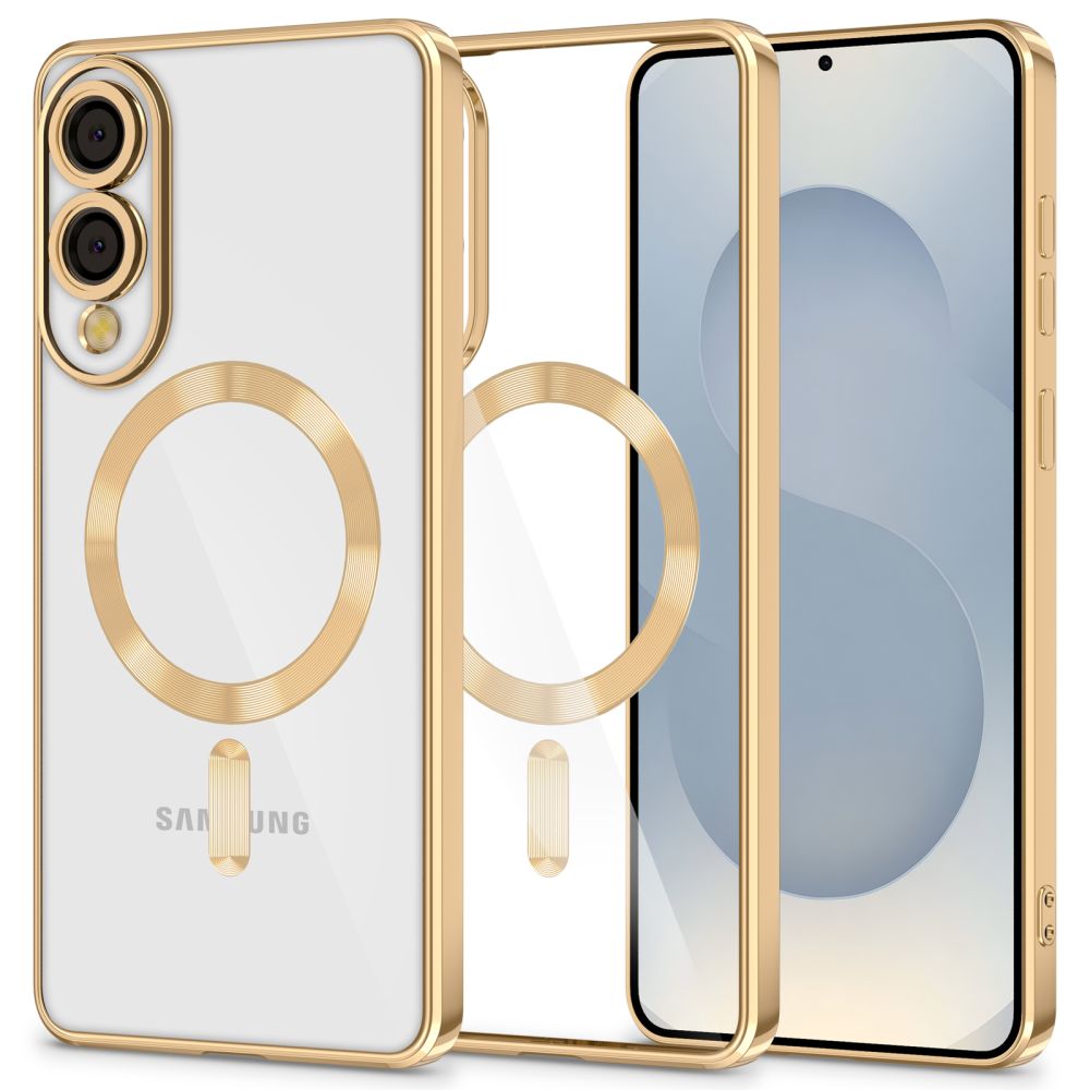 COPERTURA TECH-PROTECT MAGFLEX MAGSAFE GALAXY S25 EDGE ORO LUCIDO
