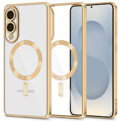 COPERTURA TECH-PROTECT MAGFLEX MAGSAFE GALAXY S25 EDGE ORO LUCIDO