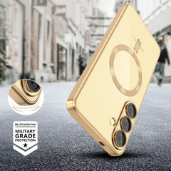 COPERTURA TECH-PROTECT MAGFLEX MAGSAFE GALAXY S25+ PLUS ORO LUCIDO