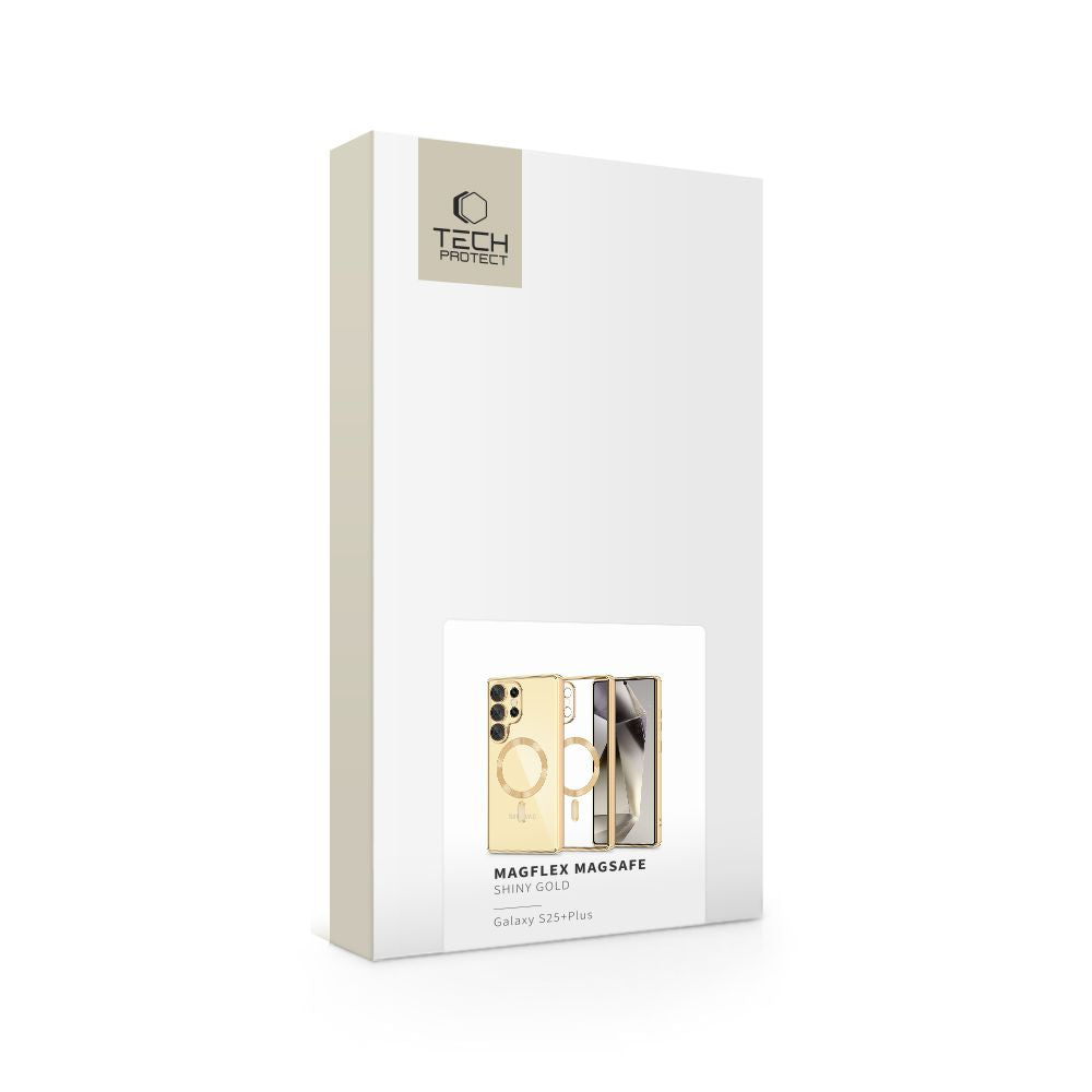 COPERTURA TECH-PROTECT MAGFLEX MAGSAFE GALAXY S25+ PLUS ORO LUCIDO