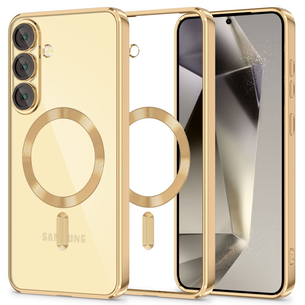 COPERTURA TECH-PROTECT MAGFLEX MAGSAFE GALAXY S25+ PLUS ORO LUCIDO