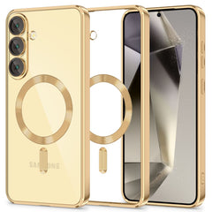 COPERTURA TECH-PROTECT MAGFLEX MAGSAFE GALAXY S25+ PLUS ORO LUCIDO