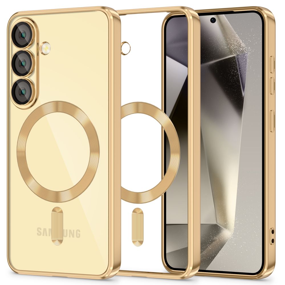 COPERTURA TECH-PROTECT MAGFLEX MAGSAFE GALAXY S25 ORO LUCIDO