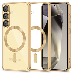 COPERTURA TECH-PROTECT MAGFLEX MAGSAFE GALAXY S25 ORO LUCIDO