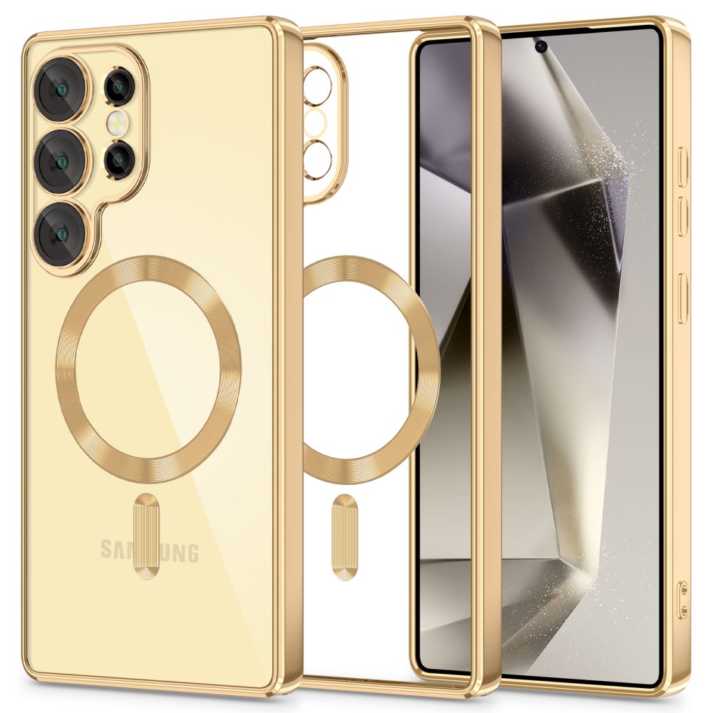 COPERTURA TECH-PROTECT MAGFLEX MAGSAFE GALAXY S25 ULTRA ORO LUCIDO