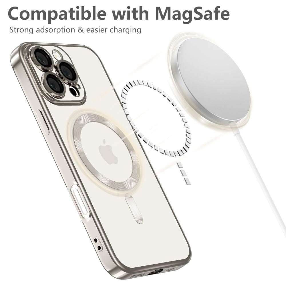 COPERTURA TECH-PROTECT MAGFLEX MAGSAFE IPHONE 16 PRO MAX TITANIO LUCIDO