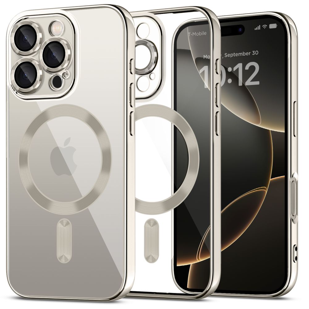 COPERTURA TECH-PROTECT MAGFLEX MAGSAFE IPHONE 16 PRO MAX TITANIO LUCIDO