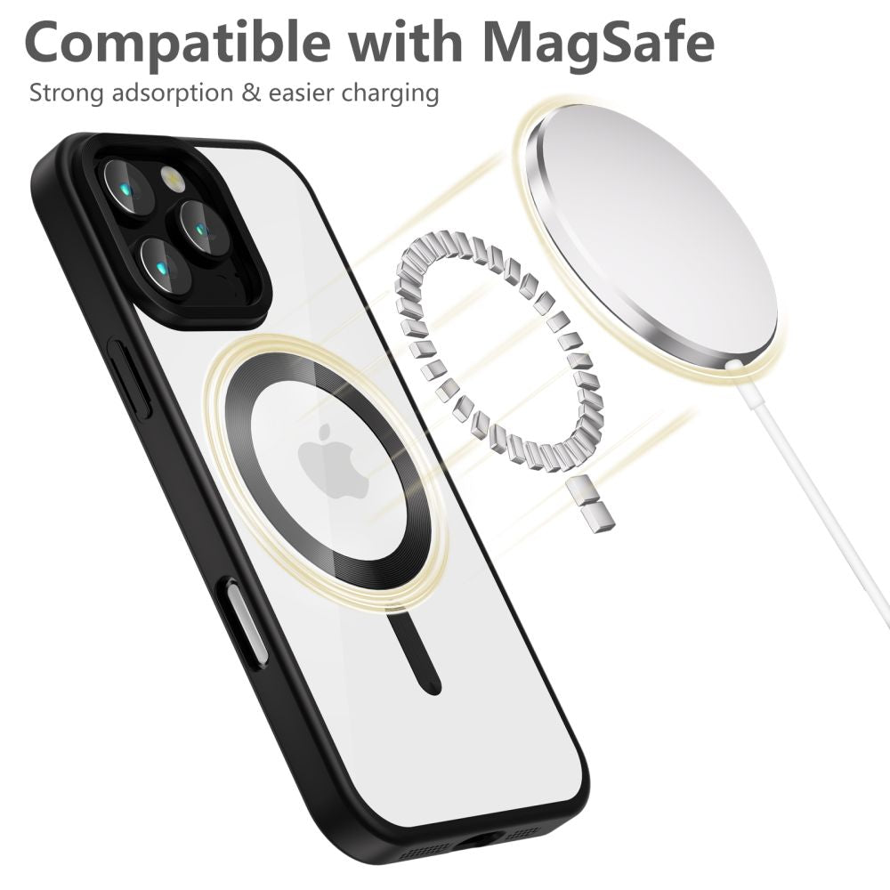 COPERTURA TECH-PROTECT MAGFLEX MAGSAFE IPHONE 16 PRO NERO SATINATO