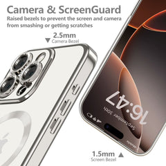 COPERTURA TECH-PROTECT MAGFLEX MAGSAFE IPHONE 16 PRO TITANIO LUCIDO