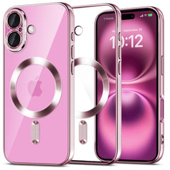 COPERTURA TECH-PROTECT MAGFLEX MAGSAFE IPHONE 16 ROSA LUCIDO