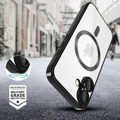 COPERTURA TECH-PROTECT MAGFLEX MAGSAFE IPHONE 16E NERO LUCIDO