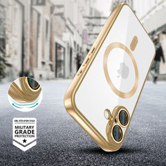 COPERTURA TECH-PROTECT MAGFLEX MAGSAFE IPHONE 16E ORO LUCIDO
