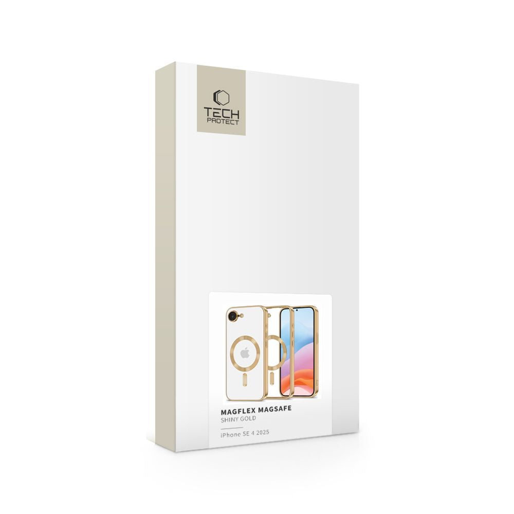 COPERTURA TECH-PROTECT MAGFLEX MAGSAFE IPHONE 16E ORO LUCIDO