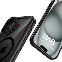 COPERTURA TECH-PROTECT MAGHYBRID MAGSAFE IPHONE 16 NERA/ROSSA