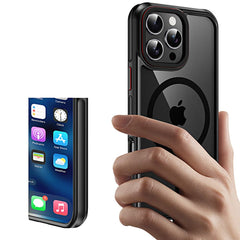 COPERTURA TECH-PROTECT MAGHYBRID MAGSAFE IPHONE 16 PRO NERA/ROSSA