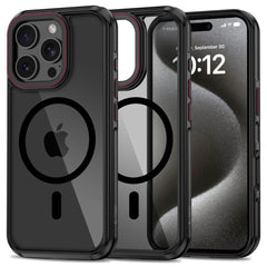 TECH-PROTECT MAGHYBRID MAGSAFE IPHONE 16 PRO MAX NERO/ROSSO