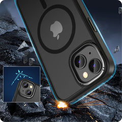 COPERTURA TECH-PROTECT MAGMAT "2" MAGSAFE IPHONE 15 NERO OPACO