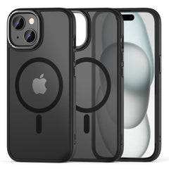 COPERTURA TECH-PROTECT MAGMAT "2" MAGSAFE IPHONE 15 NERO OPACO