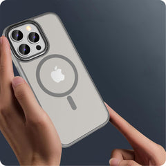 COPERTURA TECH-PROTECT MAGMAT "2" MAGSAFE IPHONE 15 PRO TITANIO OPACO