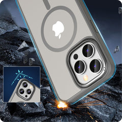 COPERTURA TECH-PROTECT MAGMAT "2" MAGSAFE IPHONE 15 PRO TITANIO OPACO