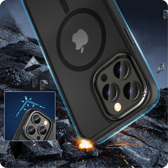 COPERTURA TECH-PROTECT MAGMAT "2" MAGSAFE IPHONE 15 PRO MAX NERO OPACO