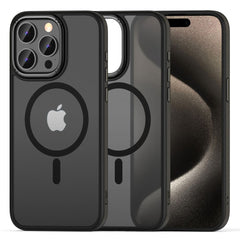 COPERTURA TECH-PROTECT MAGMAT "2" MAGSAFE IPHONE 15 PRO MAX NERO OPACO