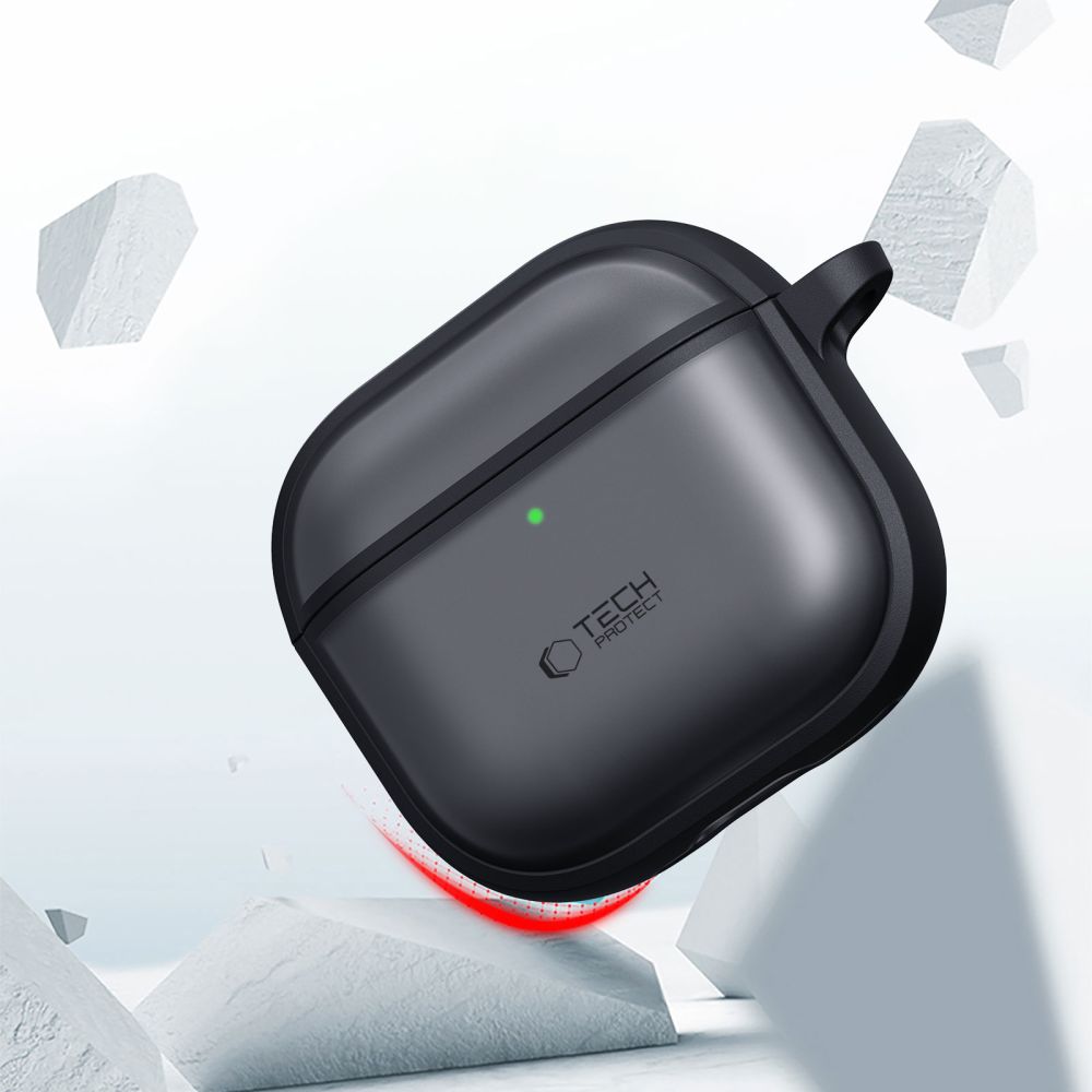 CUSTODIA TECH-PROTECT MAGMAT APPLE AIRPODS 4 GRIGIO OPACO