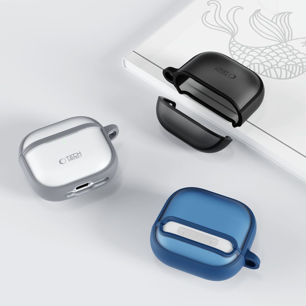 CUSTODIA TECH-PROTECT MAGMAT APPLE AIRPODS 4 GRIGIO OPACO