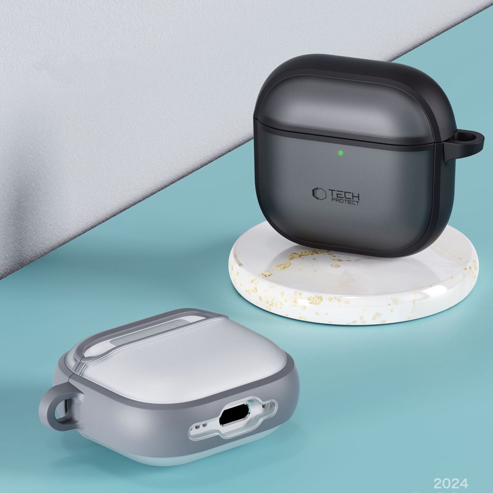 CUSTODIA TECH-PROTECT MAGMAT APPLE AIRPODS 4 GRIGIO OPACO